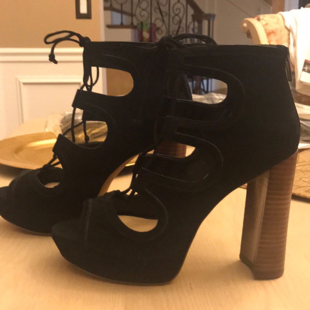 Did not realize they were platforms; too high.